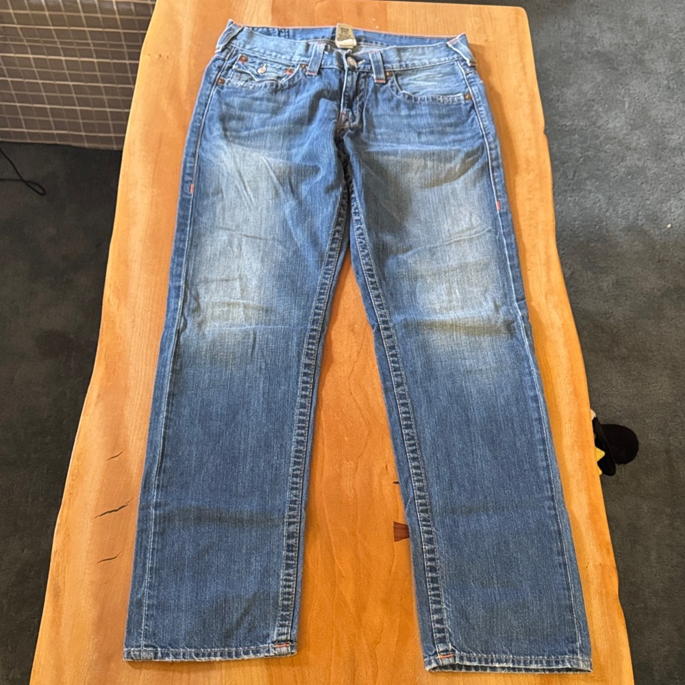 True Religion Men's Denim Straight Jeans